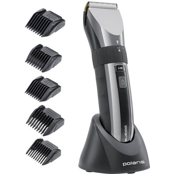 Машинка для стрижки Polaris PHC 3017RC Argan Therapy Pro черный/серебристый